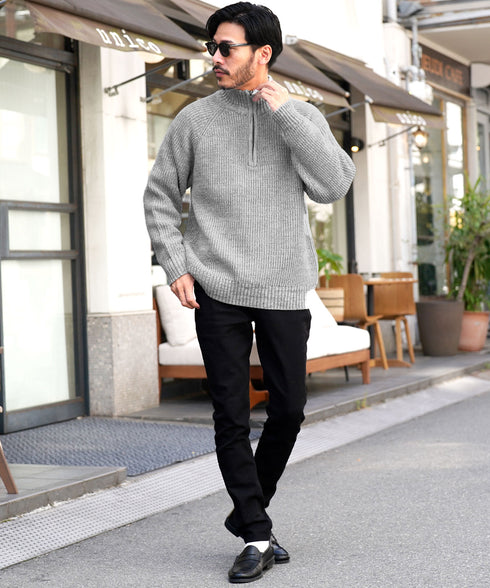 ミックスグレー MODEL : GO 180cm 66kg Lsize